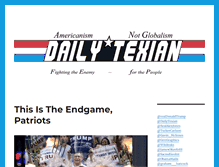 Tablet Screenshot of dailytexian.com